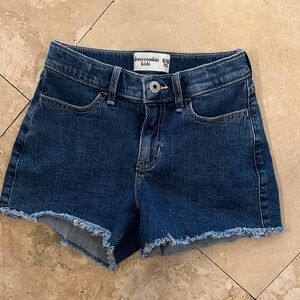 Abercrombie Kids Dark Blue Jean Shorts